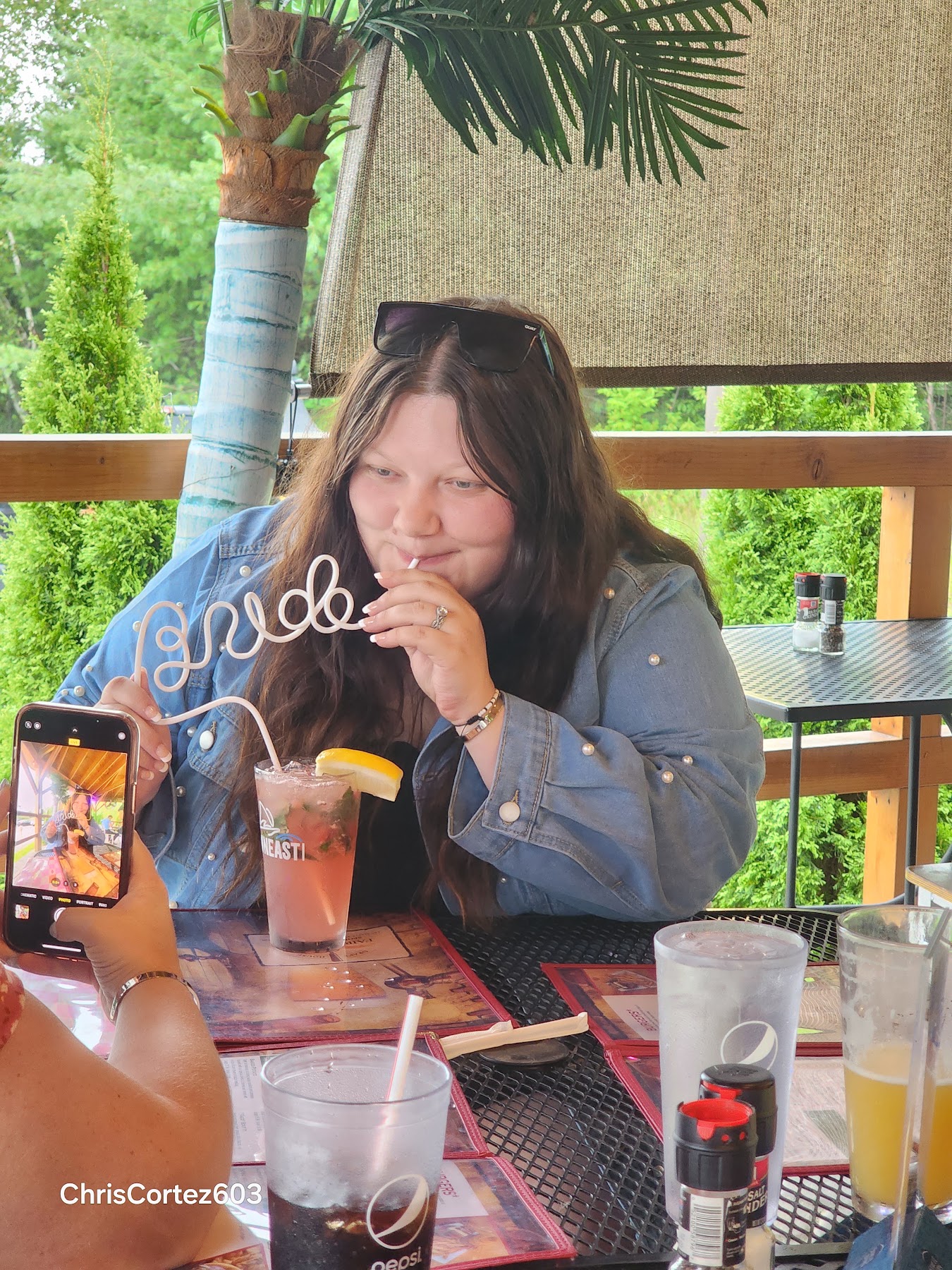 Destiny enjoying a bright day with friends